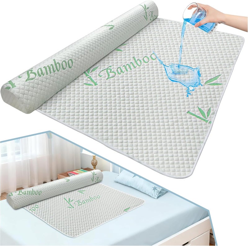 LVYSHOW Waterproof Bed Bumper for Toddler with Washable Cover, Upgrade Soft Baby Foam Rail for Full, Queen, Twin, King Size Bed, Green, 1 Pack - Image 1